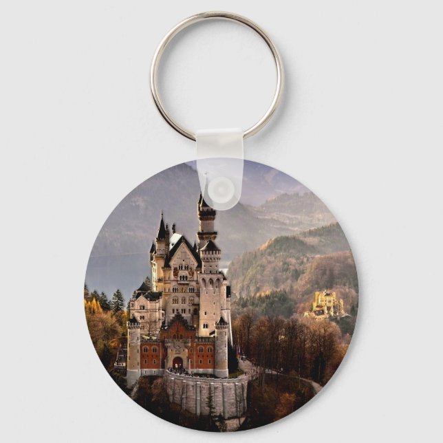 Neuschwanstein Castle Germany Keychain (Front)