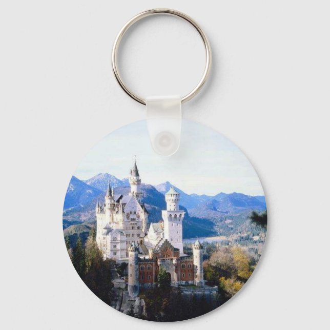 Neuschwanstein Castle Germany Keychain (Front)