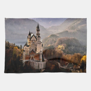 Neuschwanstein Castle Germany Kitchen Towel