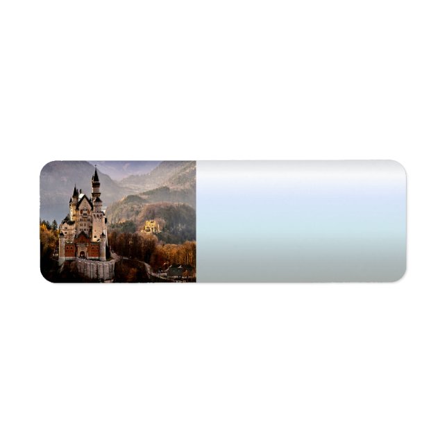 Neuschwanstein Castle Germany Label (Front)