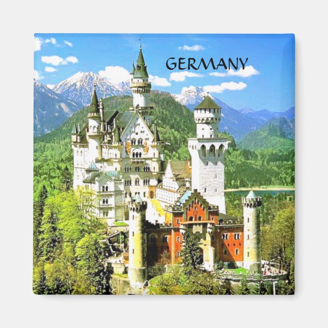 NEUSCHWANSTEIN CASTLE, GERMANY MAGNET (Front)