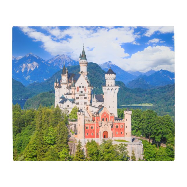 Neuschwanstein Castle Germany Metal Print (Front)