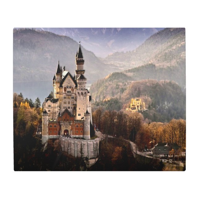 Neuschwanstein Castle Germany Metal Print (Front)