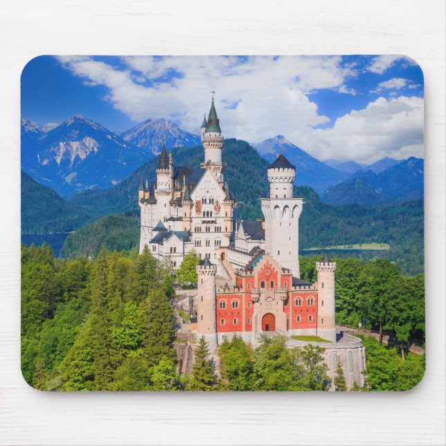 Neuschwanstein Castle Germany Mouse Pad (Front)