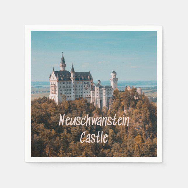 Neuschwanstein Castle Germany Napkins (Front)
