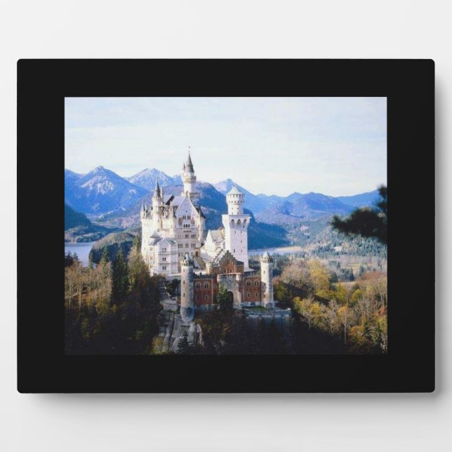 Neuschwanstein Castle Germany Photo Placque Plaque (Front)