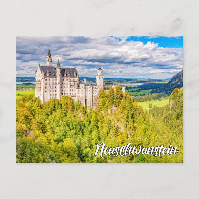 Neuschwanstein Castle, Germany Postcard (Front)