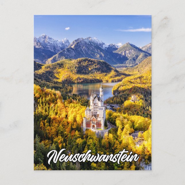 Neuschwanstein Castle, Germany Postcard (Front)
