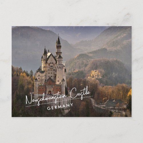 Neuschwanstein Castle Germany Postcard