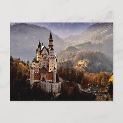 Neuschwanstein Castle Germany Postcard