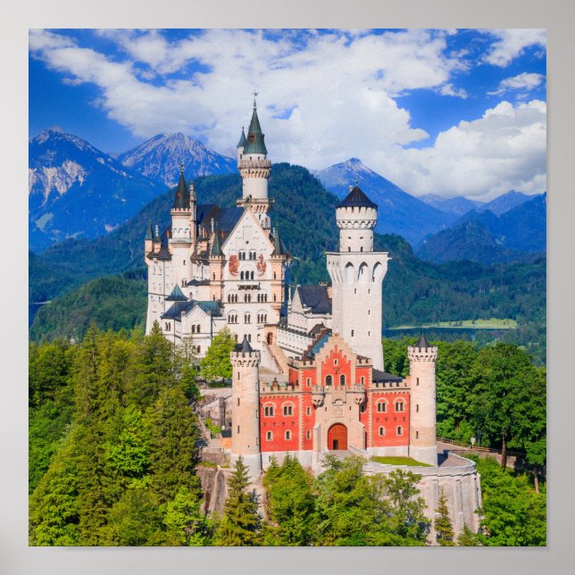 Neuschwanstein Castle Germany Poster (Front)