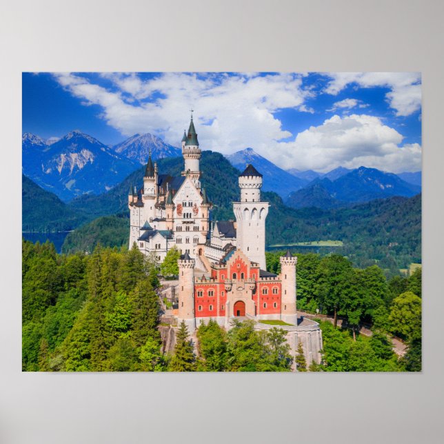 Neuschwanstein Castle Germany Poster (Front)