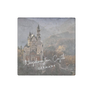 Neuschwanstein Castle Germany Stone Magnet