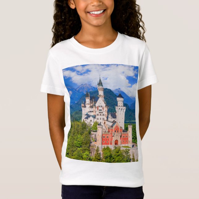 Neuschwanstein Castle Germany T-Shirt (Front)