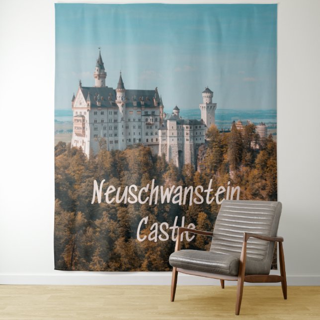 Neuschwanstein Castle Germany Tapestry (In Situ)