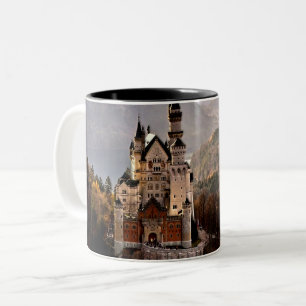 Neuschwanstein Castle Germany Two-Tone Coffee Mug