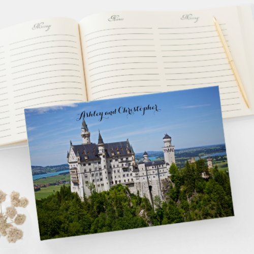 Neuschwanstein Castle Germany Wedding Guestbook