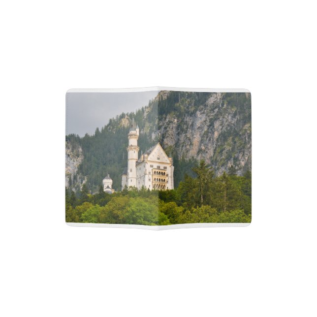 Neuschwanstein Castle in Bavaria Germany Passport Holder (Opened)