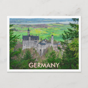 Neuschwanstein Castle in Germany Postcard