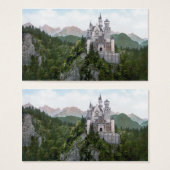 Neuschwanstein Castle Lithograph (Front & Back)