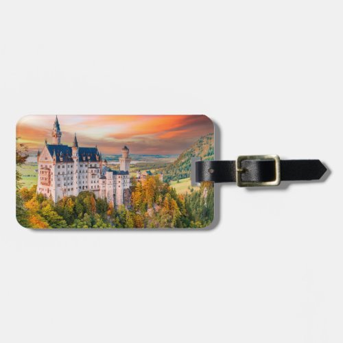 Neuschwanstein castle luggage tag