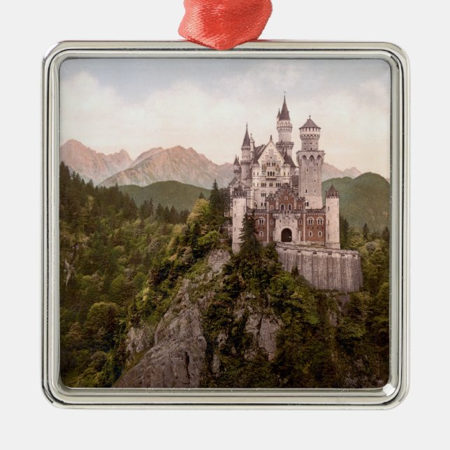NEUSCHWANSTEIN CASTLE METAL ORNAMENT (Front)