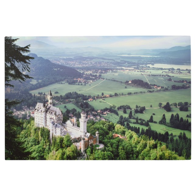Neuschwanstein Castle Metal Print (Front)