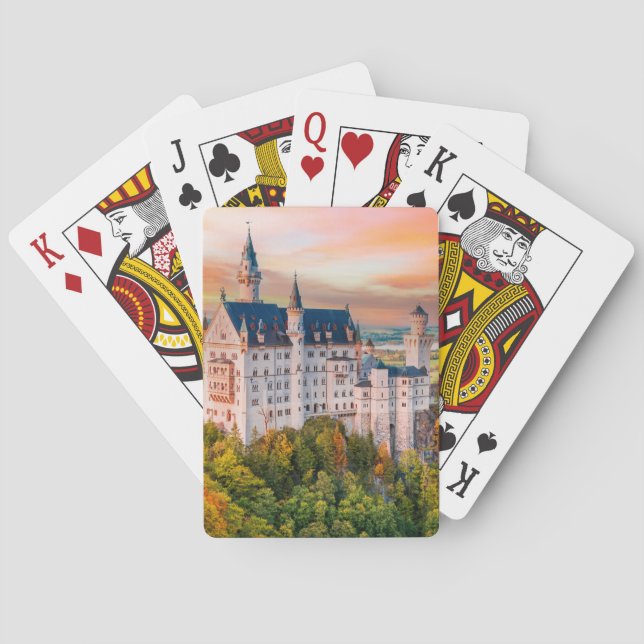 Neuschwanstein castle poker cards (Back)