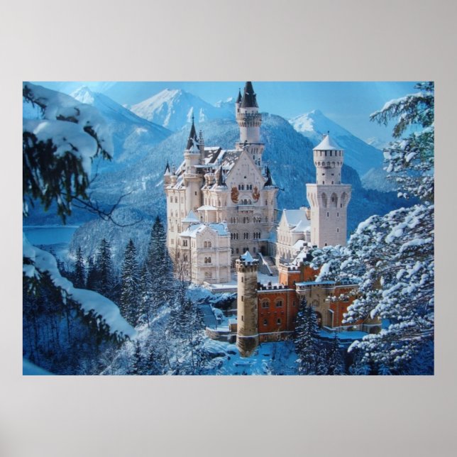 Neuschwanstein Castle Poster (Front)
