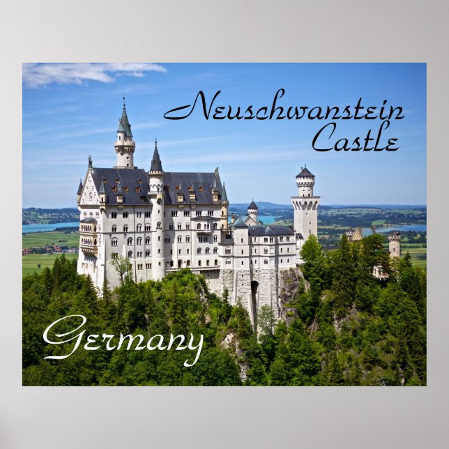 Neuschwanstein Castle Poster (Front)