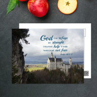neuschwanstein castle, psalm 46 1-2 Bible verse 