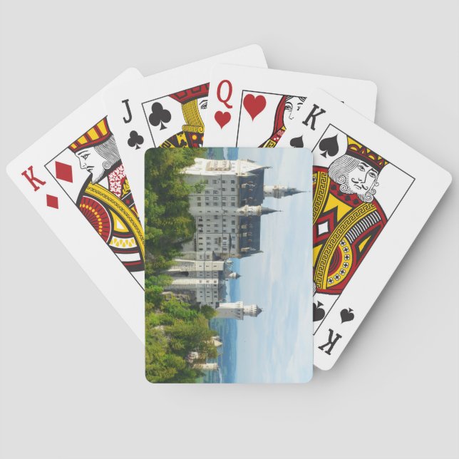 Neuschwanstein Castle Southwest Bavaria Germany Poker Cards (Back)