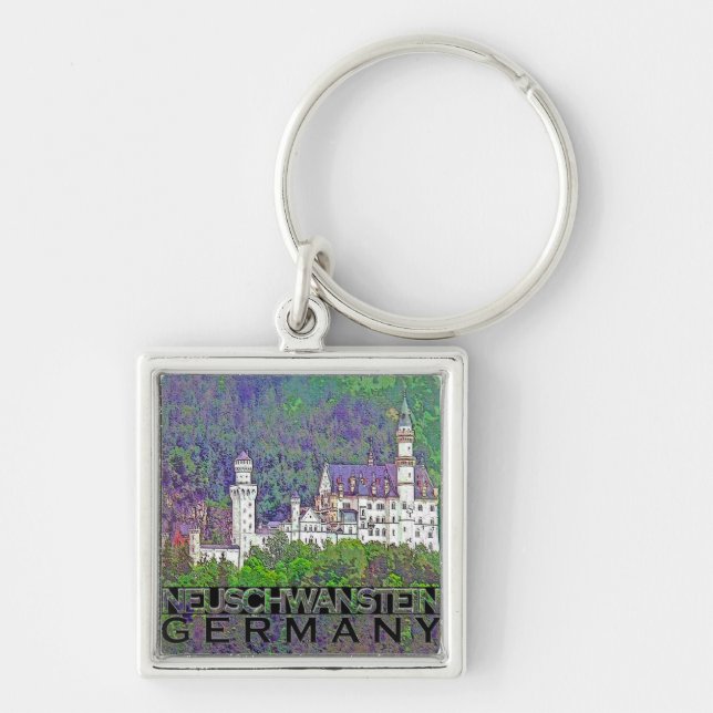 Neuschwanstein Keychain (Front)