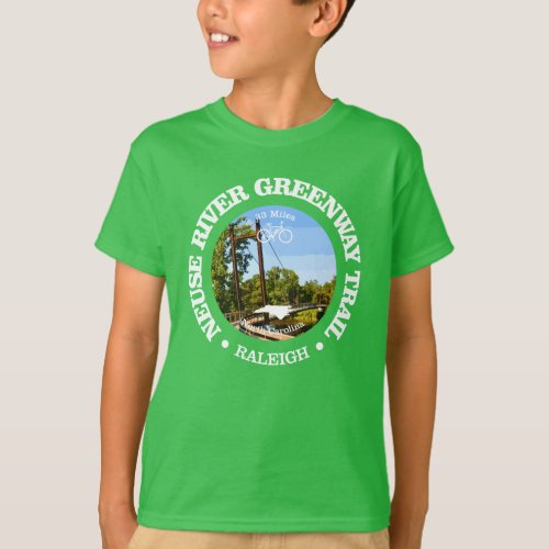 Neuse River Greenway Trail cycling c T_Shirt
