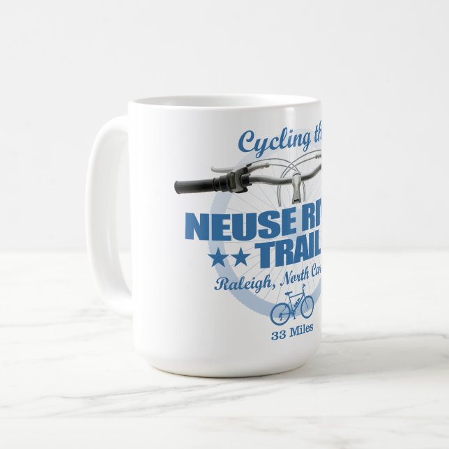Neuse River Trail (H2) Coffee Mug (Front Left)