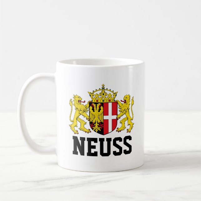 Neuss Coat of Arms, Germany Coffee Mug (Left)