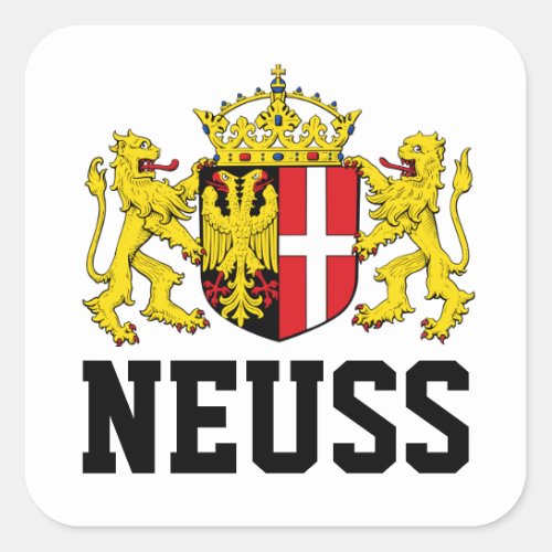 Neuss Coat of Arms Germany Square Sticker
