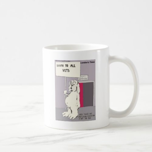 Neutered Dog Fights Back Funny Gifts  Tees Coffee Mug