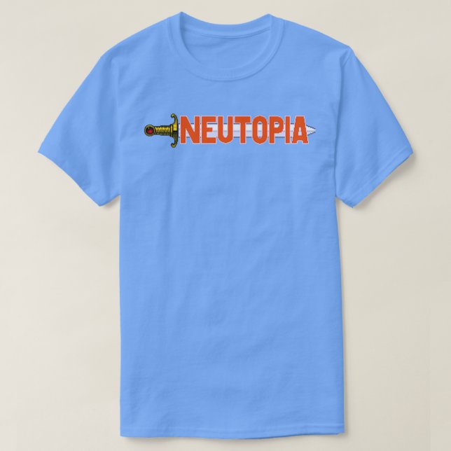 Neutopia TurboGrafx16 Title Screen T-Shirt (Design Front)