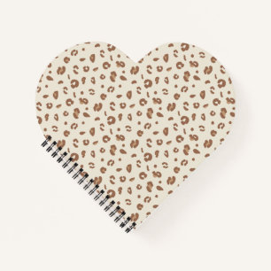 Neutral Abstract Leopard Print Pattern Modern An Notebook