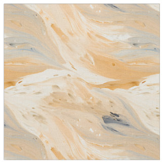 Neutral Abstract Paint Fabric