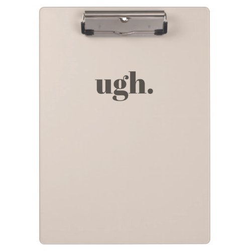 Neutral AestheticMinimal Notebook | Warm Sand  Clipboard