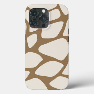 Neutral Animal Print Minimalist Tough Case iPhone