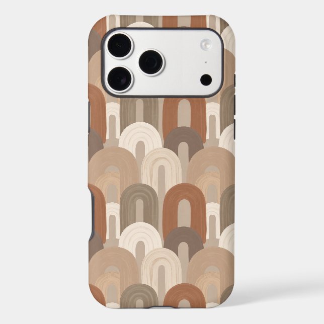 Neutral Arch Abstract Pattern Case-Mate iPhone Case (Back)