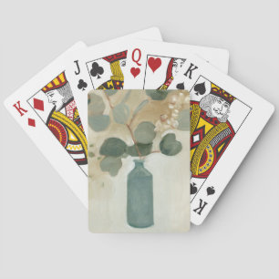 Neutral Arrangement - Greenery in Vase Poker Cards