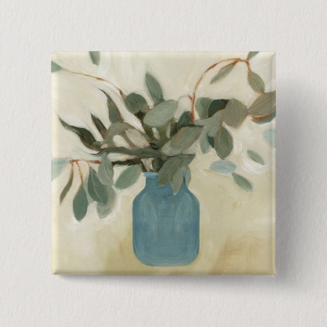 Neutral Arrangement - Stemmed Leaves Button (Front)