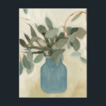 Neutral Arrangement - Stemmed Leaves Postcard<br><div class="desc">Neutral Arrangement II by Emma Scarvey. Features stemmed greenery collected into a vase.</div>