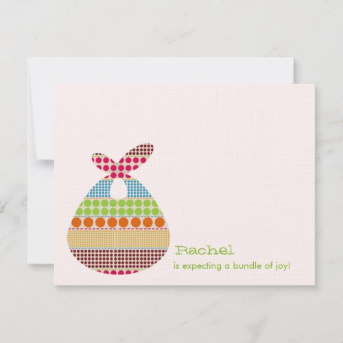 Neutral Baby Shower Boho Dots Bundle Personalized Invites