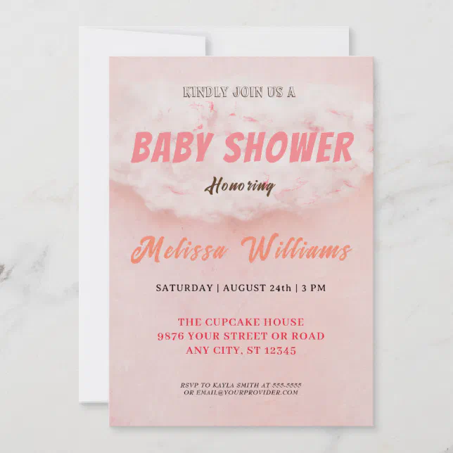 Neutral Baby Shower Invitation 