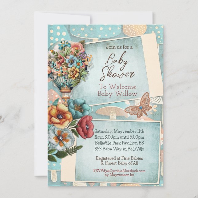 Neutral Baby Shower Invitation (Front)